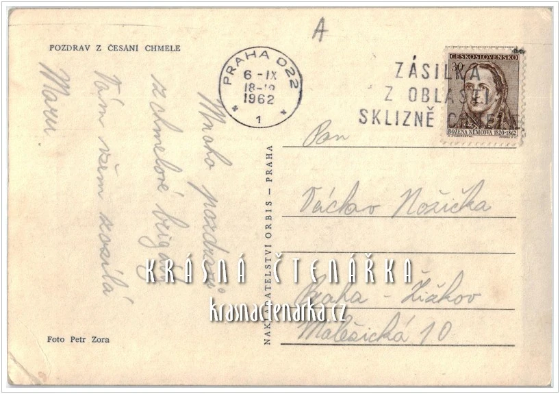 POZDRAV Z ČESÁNÍ CHMELE ... i s traktorem