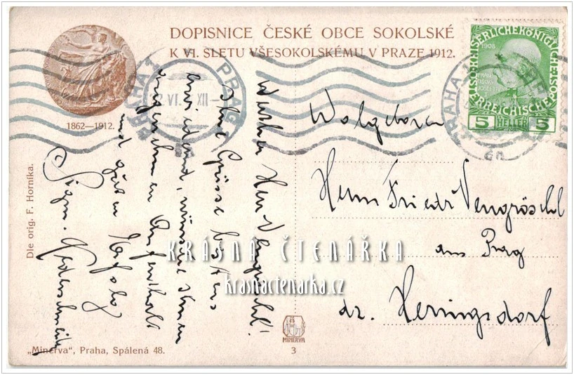 VI. SLET VŠESOKOLSKÝ V PRAZE 1912 (il. Horník Fr.)