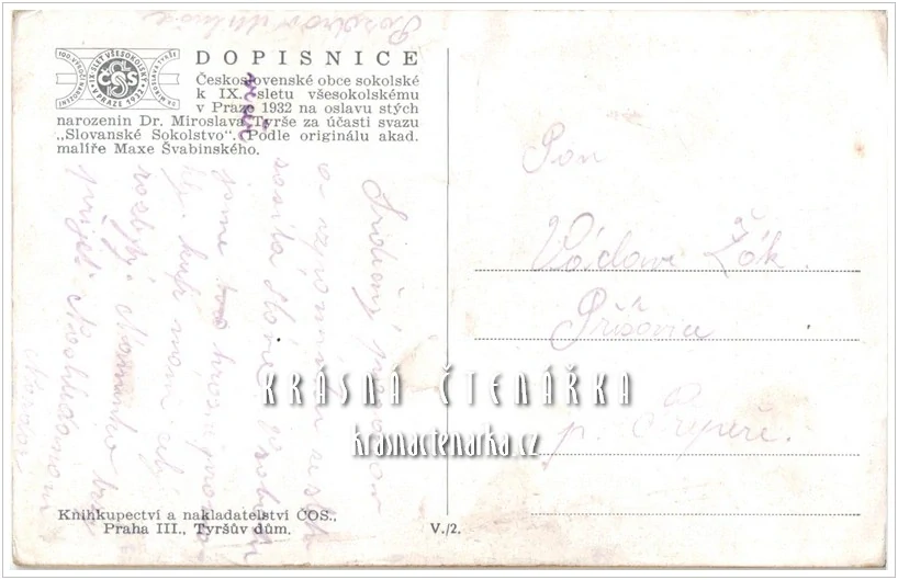 IX. SLET VŠESOKOLSKÝ V PRAZE 1932 (il. Vacátko Ludvík)