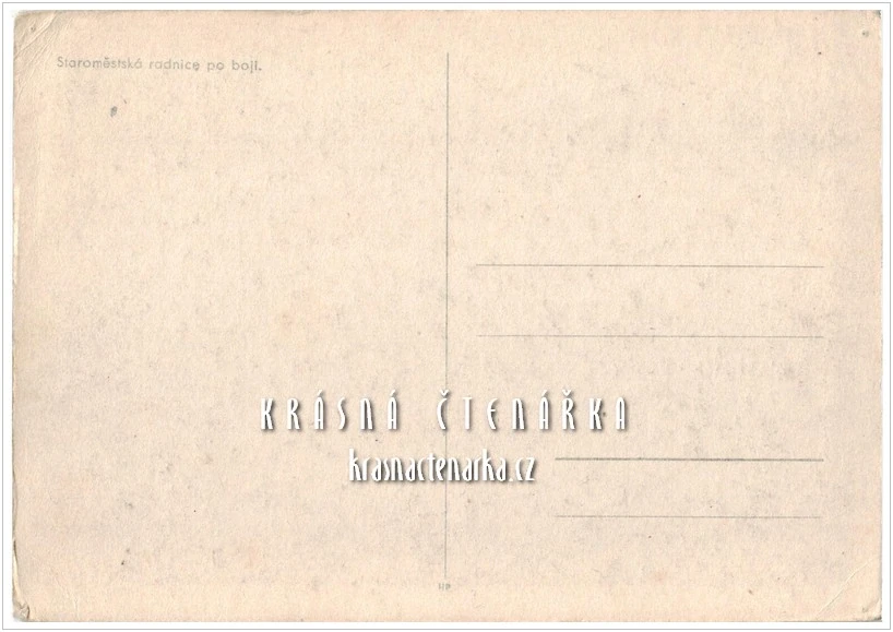 OSVOBOZENÍ PRAHY 1945, Staroměstská radnice po boji