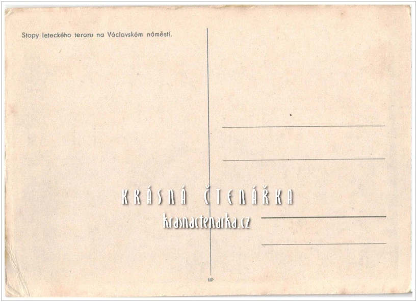 OSVOBOZENÍ PRAHY 1945, Stopy leteckého teroru na Václavském náměstí