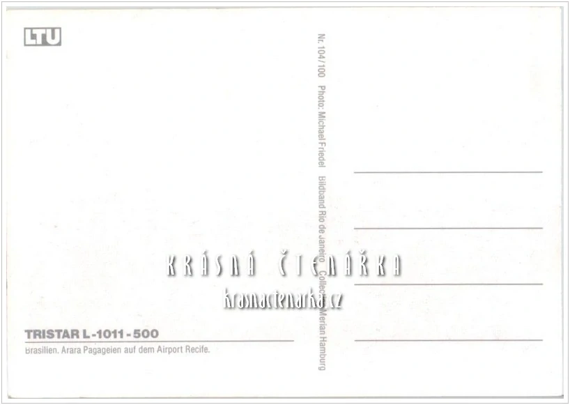 Letadlo TRISTAR L-1011-500