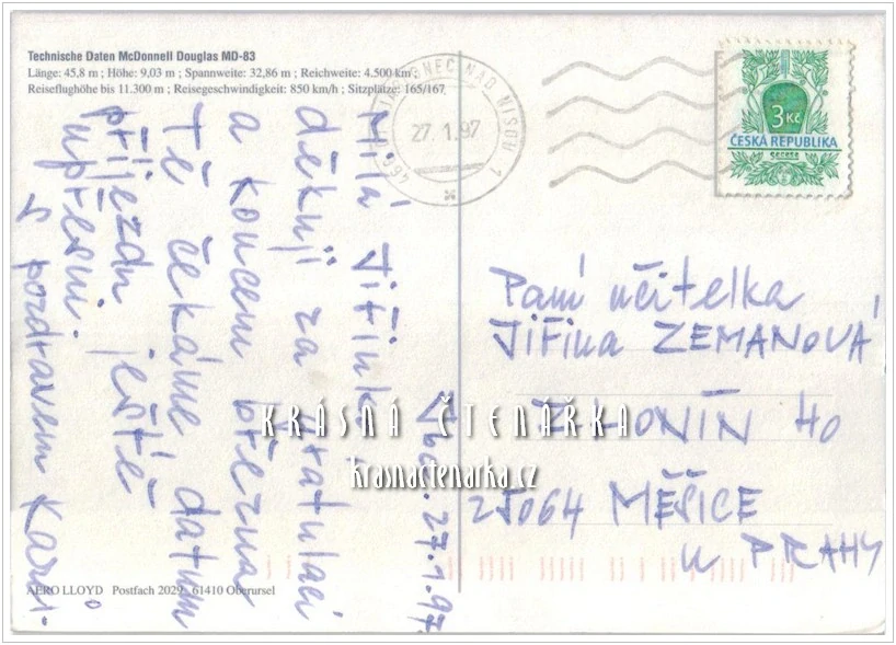 Letadlo McDONNEL DOUGLES MD-83