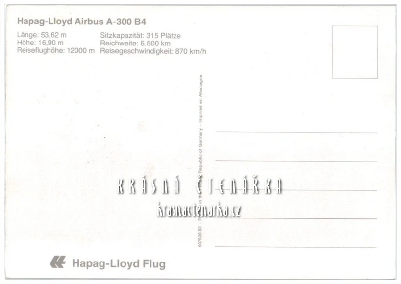 Letadlo AIRBUS A-300 B4