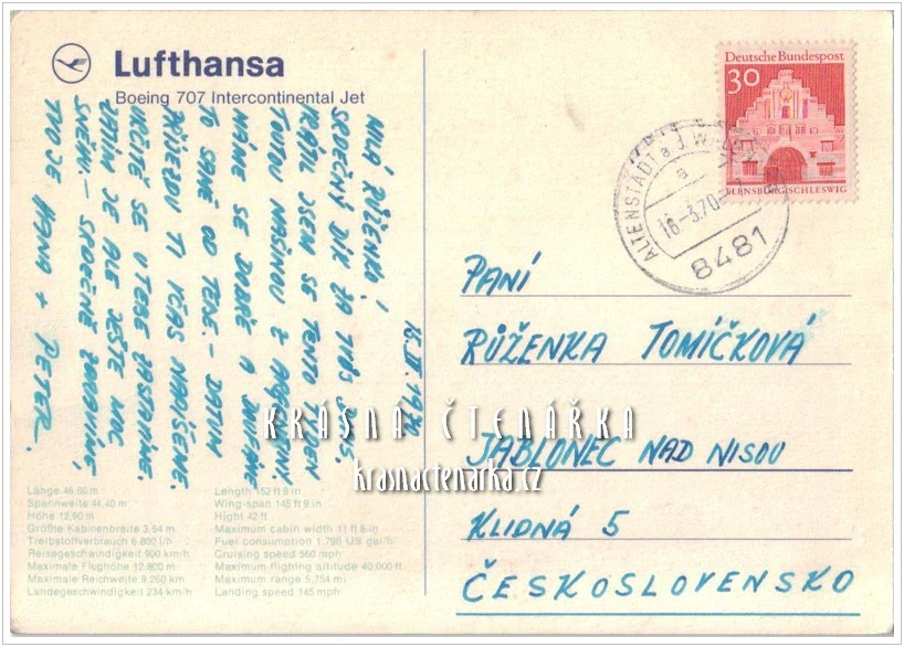 Letadlo BOEING 707