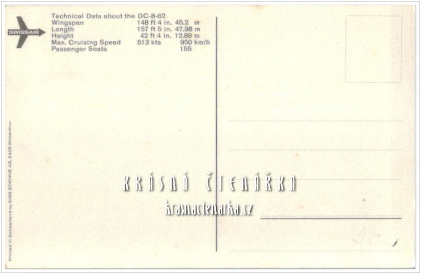 Letadlo McDONNEL DOUGLES DC-8-62