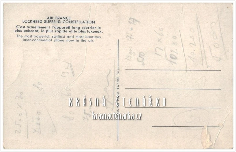 Letadlo společnosti AIR FRANCE