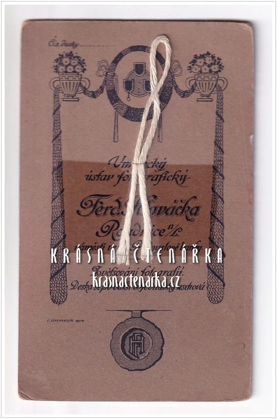 Fotografická vizitka: CHLAPEC (Atelier Ferd. Hlaváček, Roudnice nad Labem)