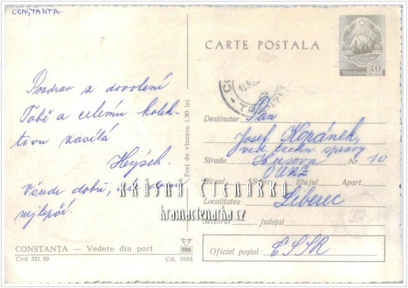 LODĚ v přístavu Constanta
