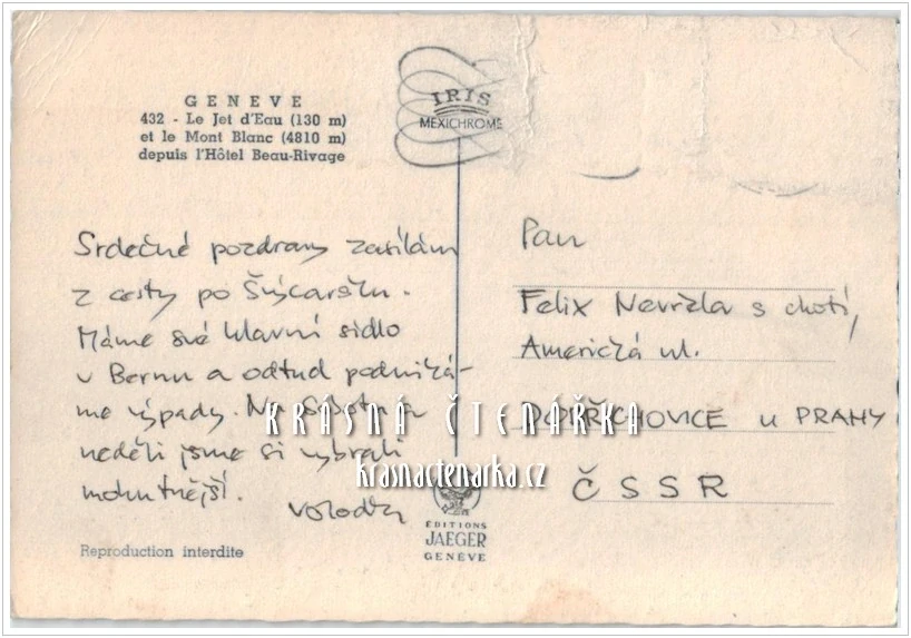 LODĚ v přístavu Genève / Ženeva