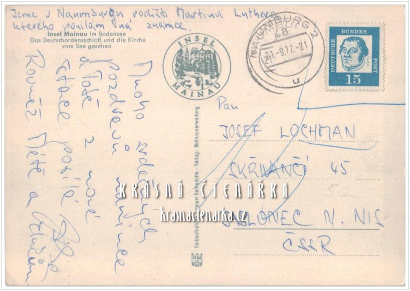 LODĚ u ostrova Mainau