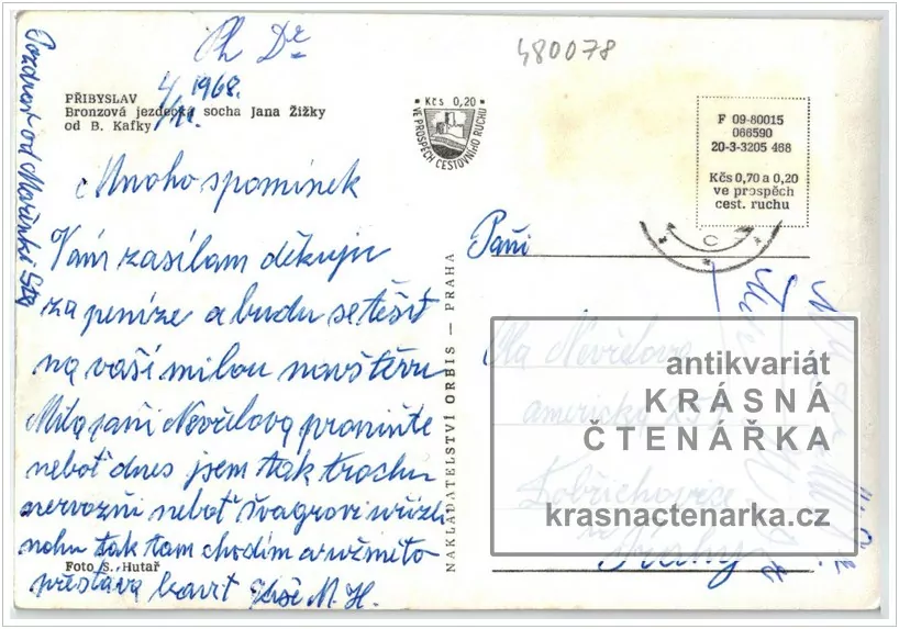 PŘIBYSLAV, Jezdecká socha Jana Žižky z Trocnova 