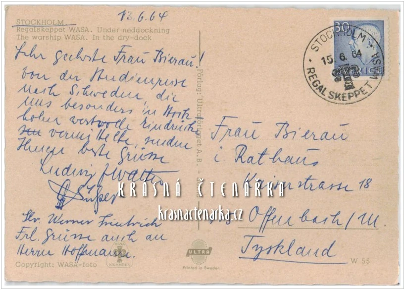 LOĎ Vasa ve městě Stockholm