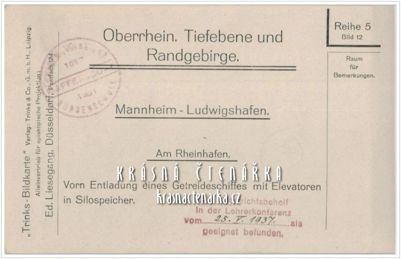 LODĚ v přístavu Mannheim