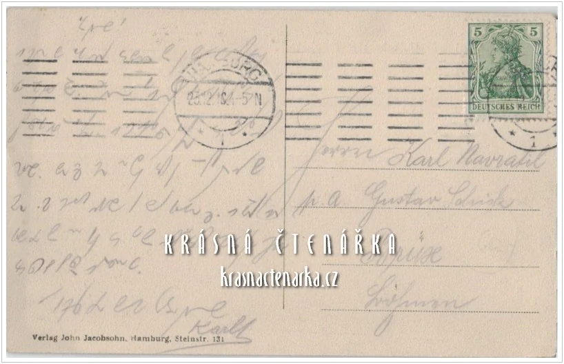 LODĚ u města Hamburg