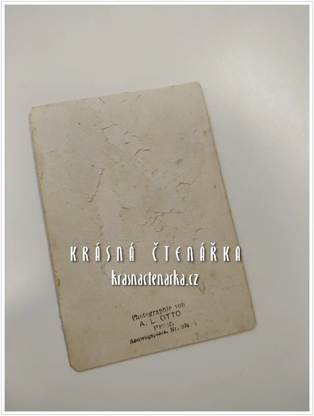 Fotografická vizitka: DŽENTLMEN (Atelier August Ludwig Otto, Praha)