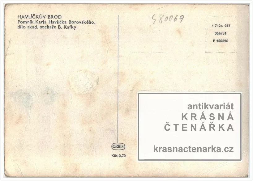 HAVLÍČKŮV BROD, Socha Karla Havlíčka Borovského