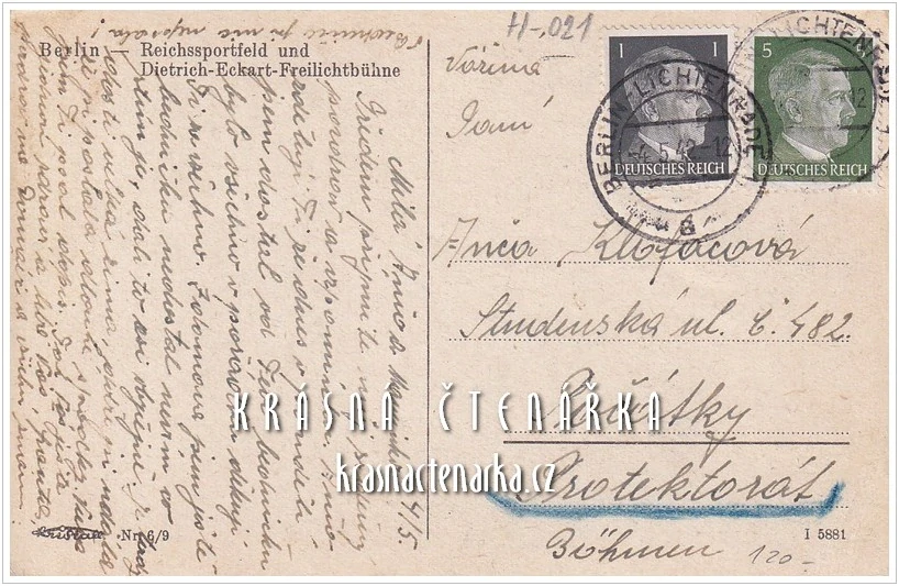 STADION v Berlíně, Reichssportfeld, Olympia