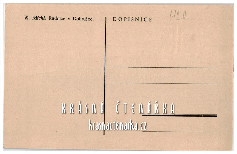 DOBRUŠKA, Radnice (il. Karel Michl)