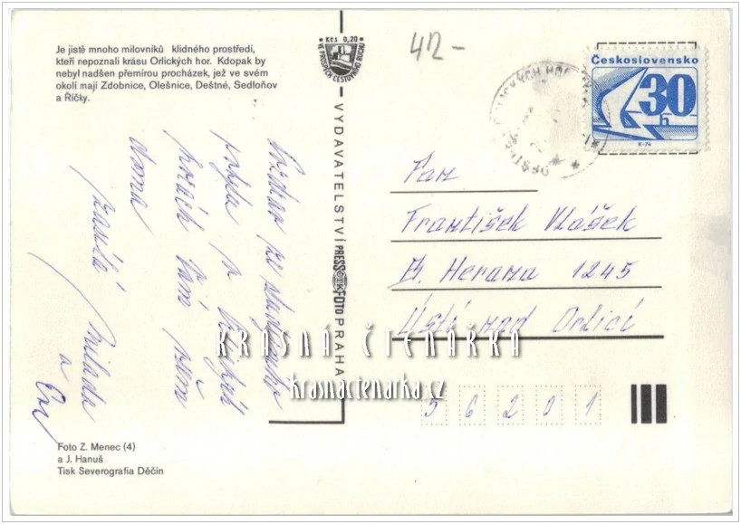 Pozdrav z ORLICKÝCH HOR