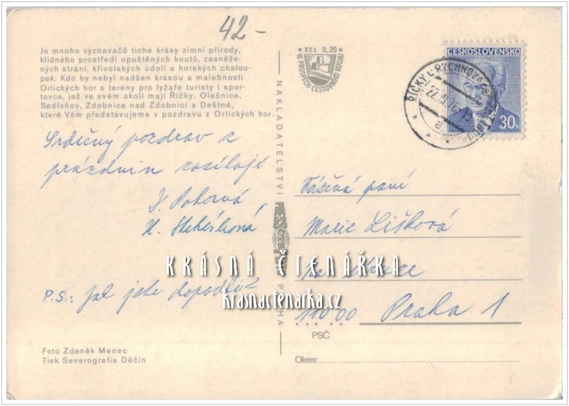 Pozdrav z ORLICKÝCH HOR