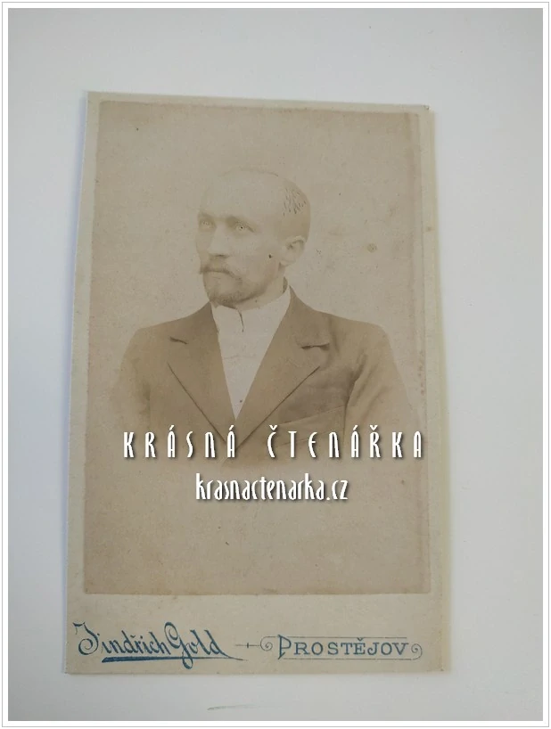 Fotografická vizitka: DŽENTLMEN (Atelier Jindřich Gold, Prostějov)