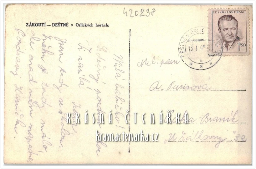 DEŠTNÉ V ORLICKÝCH HORÁCH - ZÁKOUTÍ