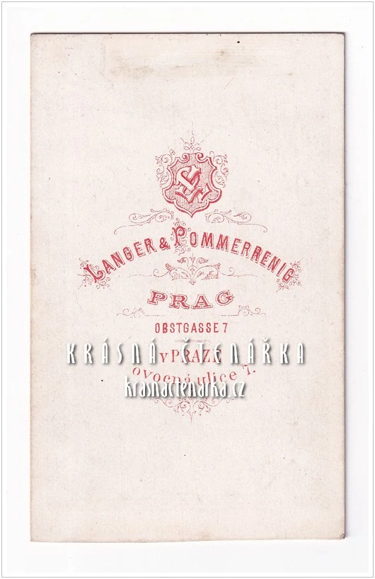 Fotografická vizitka: DŽENTLMEN (Atelier Langer & Pommerrening, Praha)