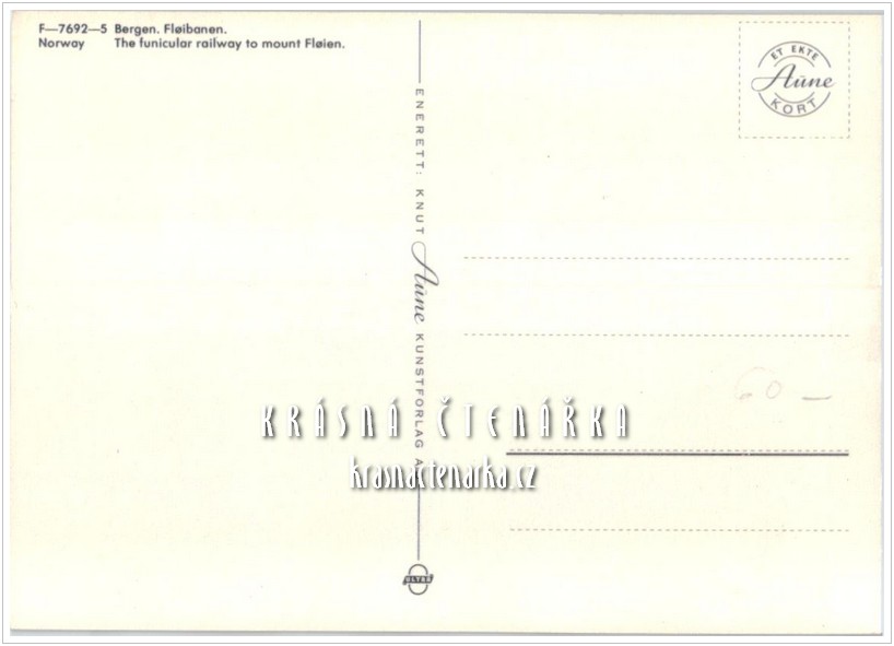 POZEMNÍ LANOVÁ DRÁHA ve městě Bergen