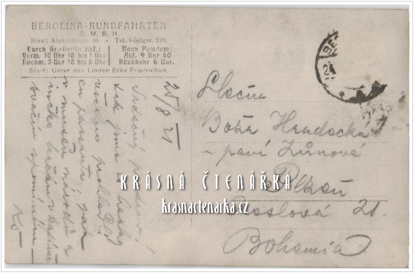 VYHLÍDKOVÝ AUTOBUS, Berolina-Rundfahrten, Berlin