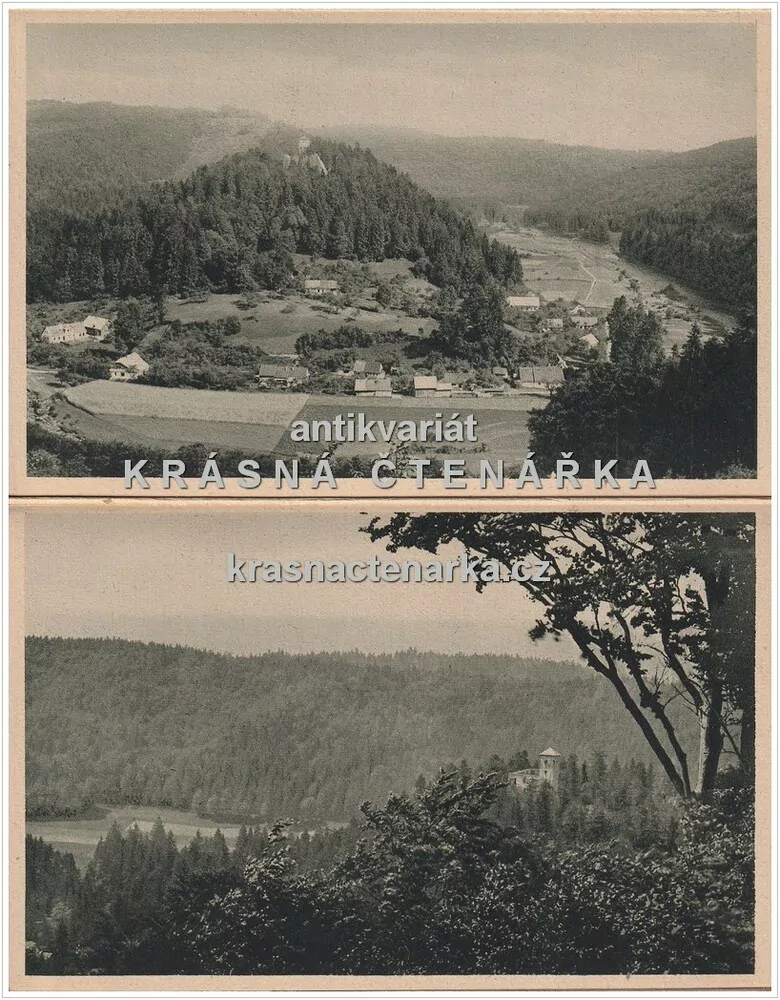LITICE NAD ORLICÍ (soubor 10 ks pohlednic)