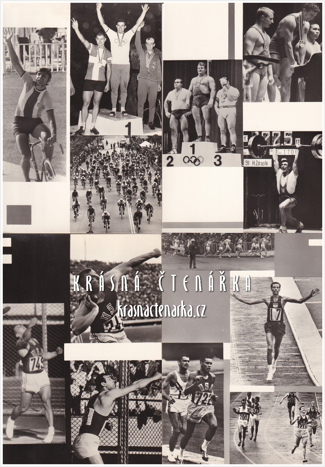 HRDINOVÉ OH TOKIO 1964, Soubor 12 fotomontáží