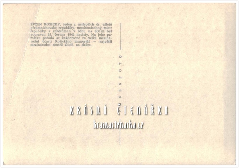 Atlet EVŽEN ROŠICKÝ