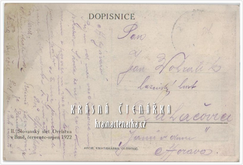 II. SLOVANSKÝ SLET ORELSTVA V BRNĚ, červenec-srpen 1922