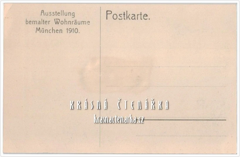 AUSSTELLUNG bemalter Wohnräume MÜNCHEN 1910