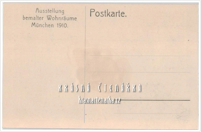 AUSSTELLUNG bemalter Wohnräume MÜNCHEN 1910