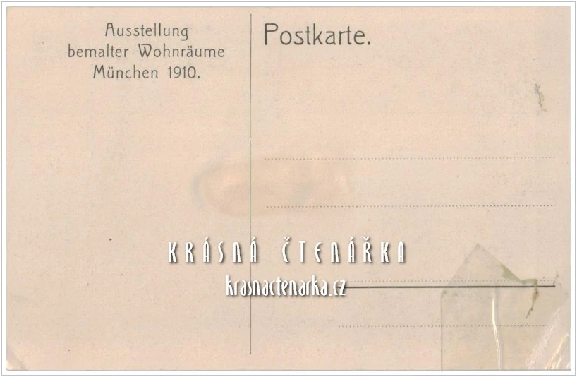 AUSSTELLUNG bemalter Wohnräume MÜNCHEN 1910