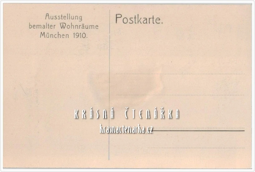 AUSSTELLUNG bemalter Wohnräume MÜNCHEN 1910