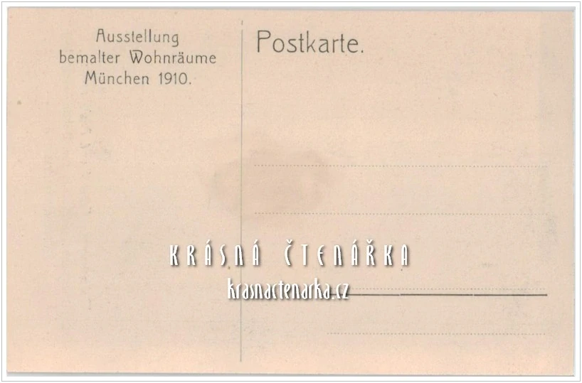 AUSSTELLUNG bemalter Wohnräume MÜNCHEN 1910