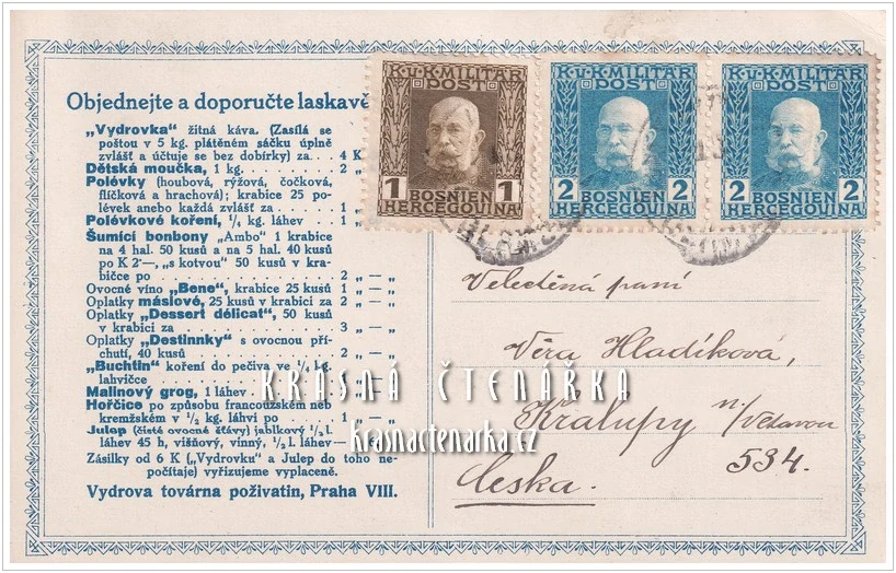 VYDROVA továrna na výrobu poživatin: VYDRŮV MALINOVÝ GROG