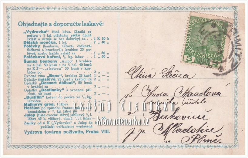 VYDROVA továrna na výrobu poživatin: JULEP jablkový