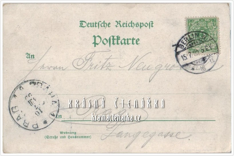 REKLAMNÍ pohlednice: CAFÉ NATIONAL, Berlin