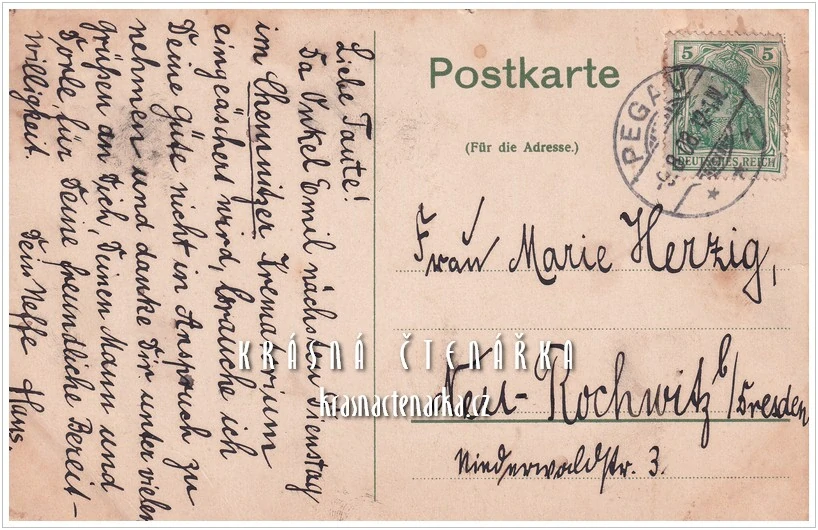 REKLAMNÍ pohlednice: DIGNOWITY´S KRONEN-GARN