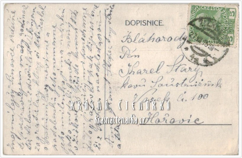 REKLAMNÍ pohlednice: MOUČKA Z THOMASOVY STRUSKY