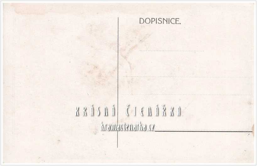 REKLAMNÍ pohlednice: MOUČKA Z THOMASOVY STRUSKY