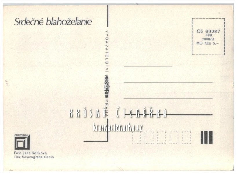 BLAHOPŘÁNÍ, Prostorová pohlednice