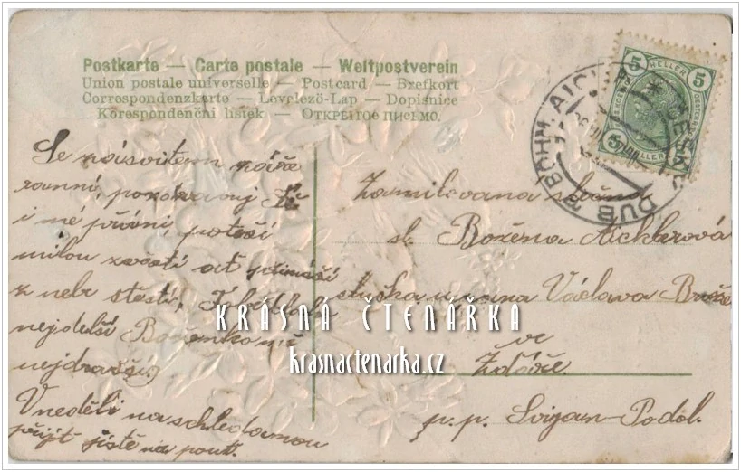 SRDEČNÉ PŘÁNÍ, Fialky a holubice