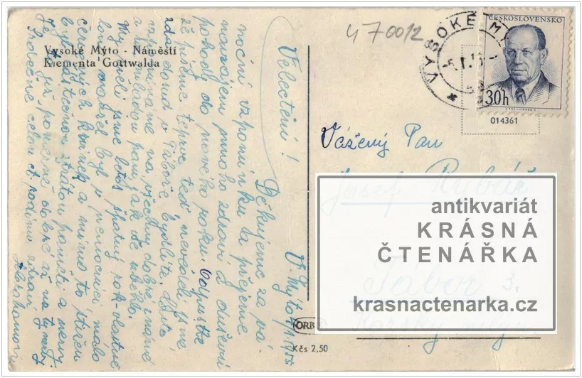 VYSOKÉ MÝTO, Náměstí Přemysla Otakara II., býv. nám. Klementa Gottwalda