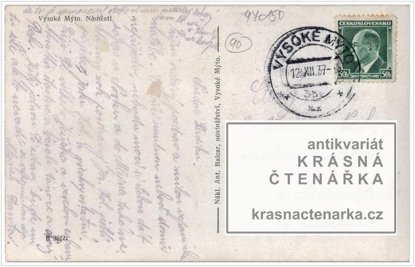 VYSOKÉ MÝTO, Náměstí Přemysla Otakara II.