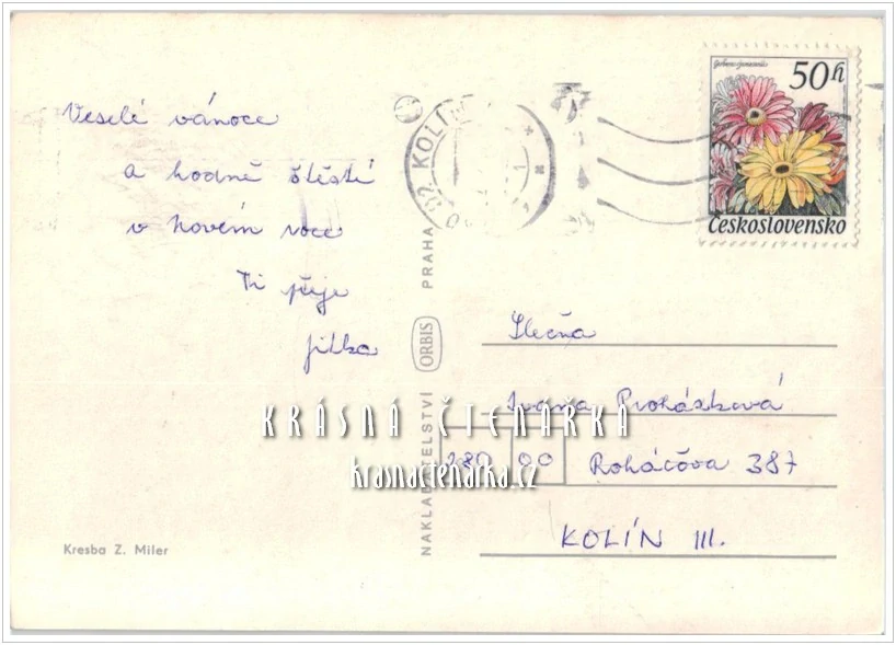 VÁNOČNÍ POZDRAV (il. Zdeněk Miler)